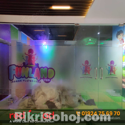 Funland Feni Best Frosted Door Glass Sticker